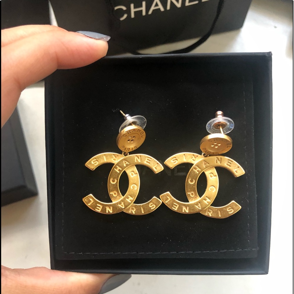 Chanel Gold Earrings